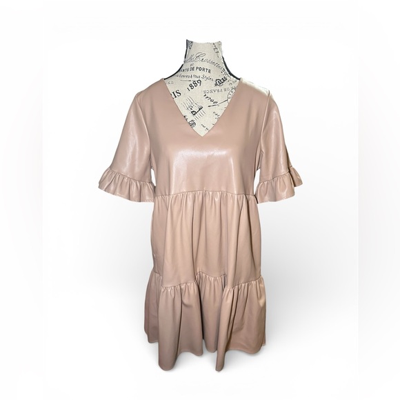 Ciebon Ashlyn Faux Leather Dress - Picture 4 of 7